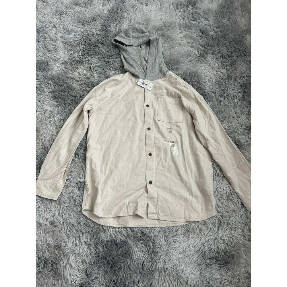 Gap Kids Long Sleeve Button-Up Shirt Boys XL (12) Plaid Cotton School Casual